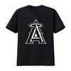 Angels Black Fan Baseball California Anaheim Champs All Cotton T Shirt For  Vintage Washed Comfortable Breathable Versatile