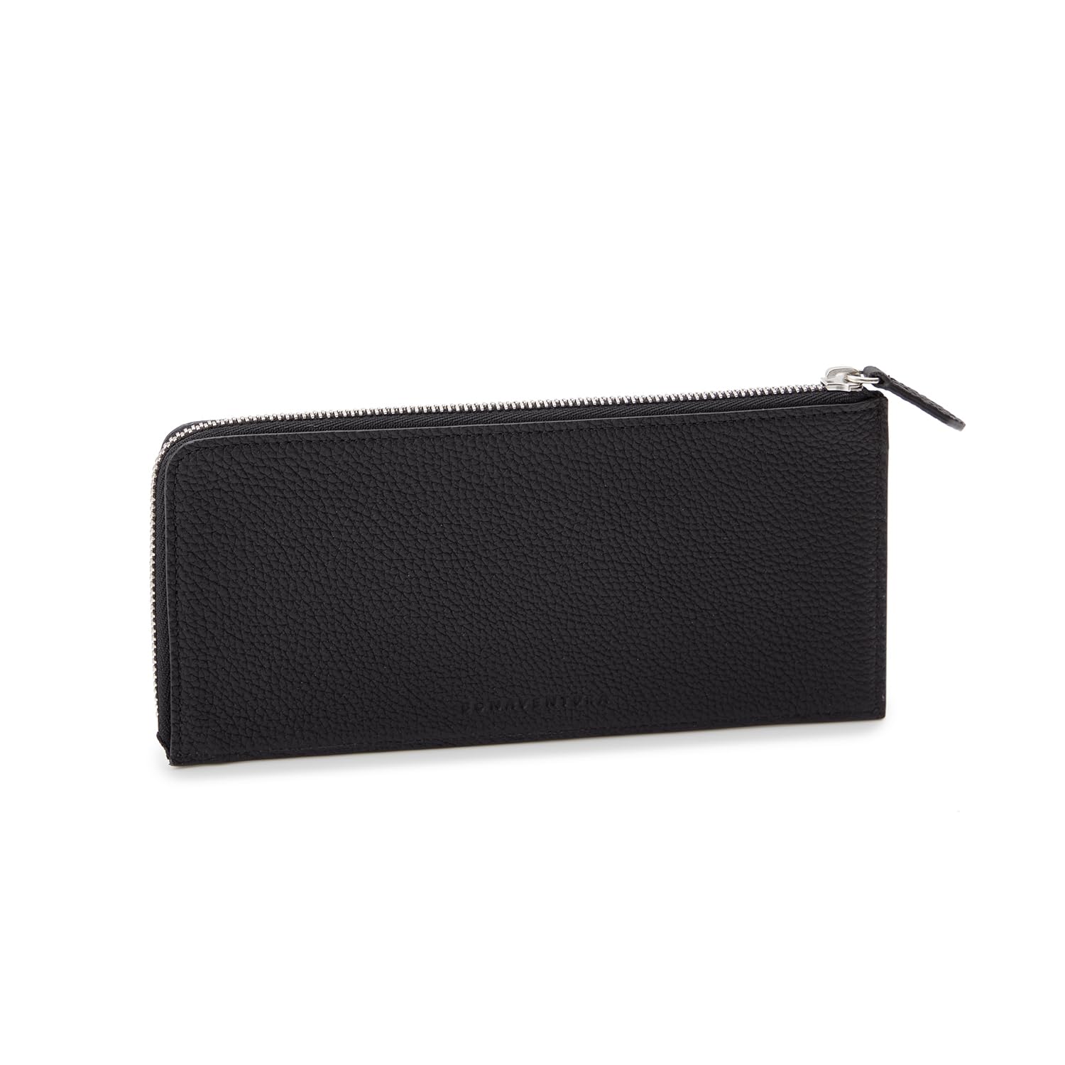 

BONAVENTURA Long Wallet in Shrink Leather Made with the finest European genuine Perfect as a L-Zip [Black]. leather. Minimalist, thin, leather. gift. чорний