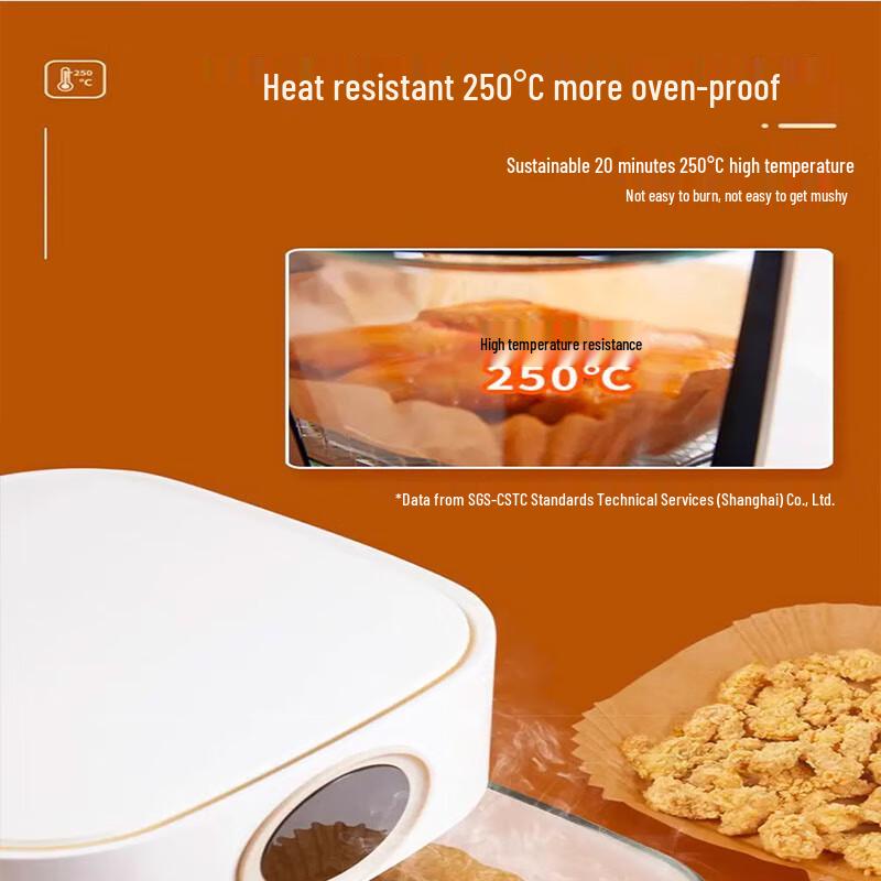 

Miaojie Unbleached Air Fryer & Baking Paper Liners