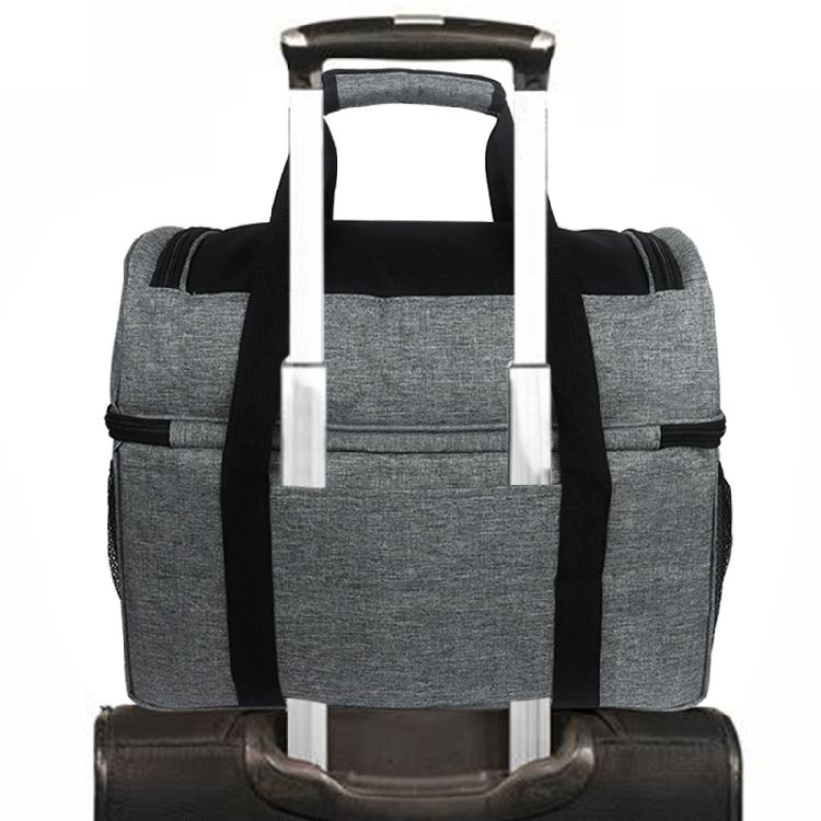Bowling Tote for Carrier Handbag with Padded Divider for Balls and Bowling Shoes