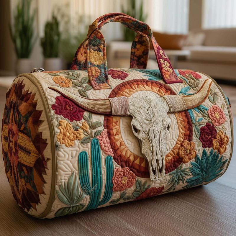 Western Style Small Duffle Bag Gym Travel Unisex Handbag