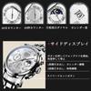 OLEVS Stylish and Popular Quartz Wristwatch with Date Silver Stainless Steel Classic Moon Swatch Men's Watch, Display, Waterproof, Business, Band,