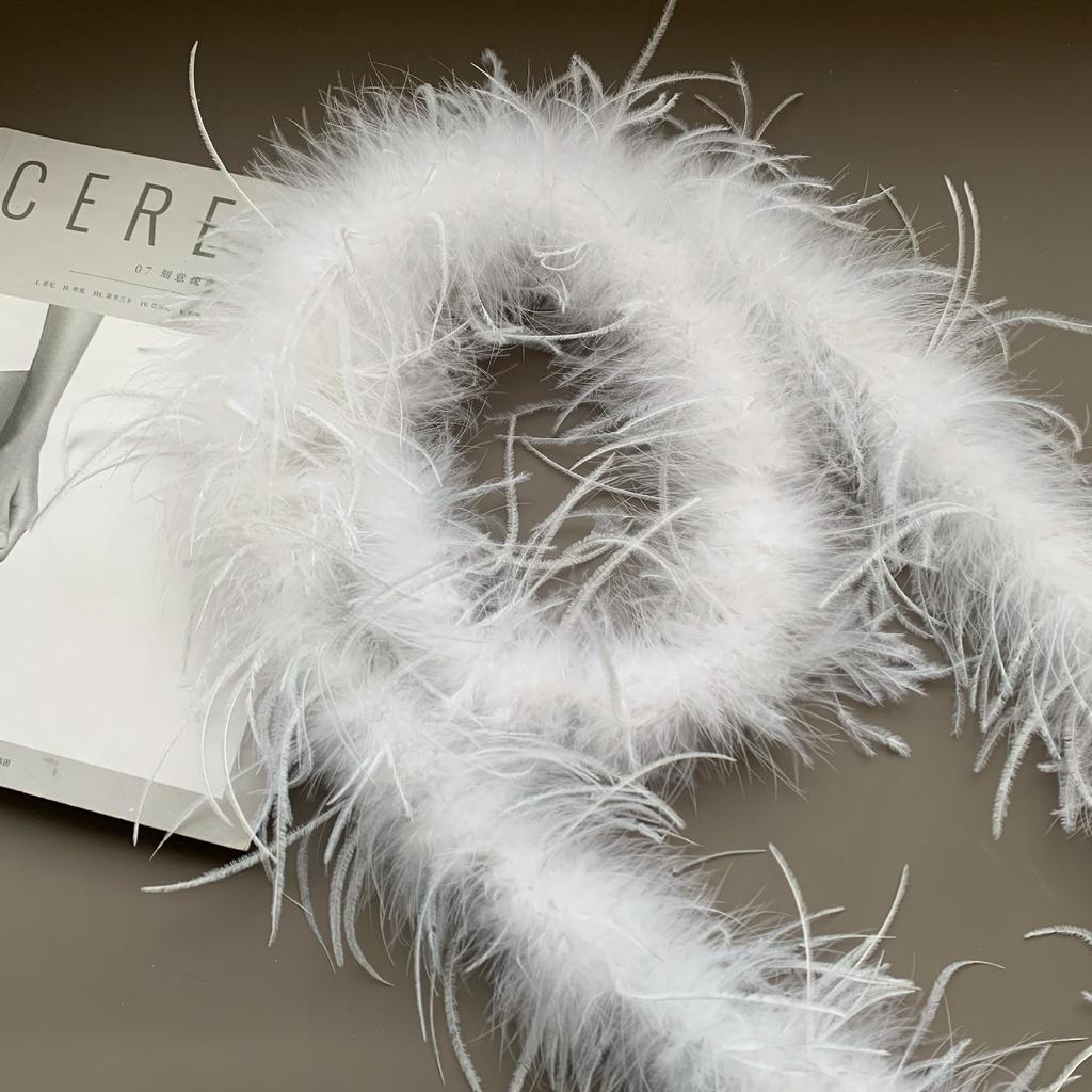 Colored Feather Strips, Ostrich Hair, Top Strips, Dance Costumes DIY Decorative Materials, Clothing Accessories