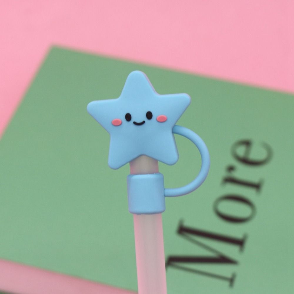 Cup Accessories Silicone Straw Plug Reusable Straw Tips Cover Drinking Dust Cap  Water Glass