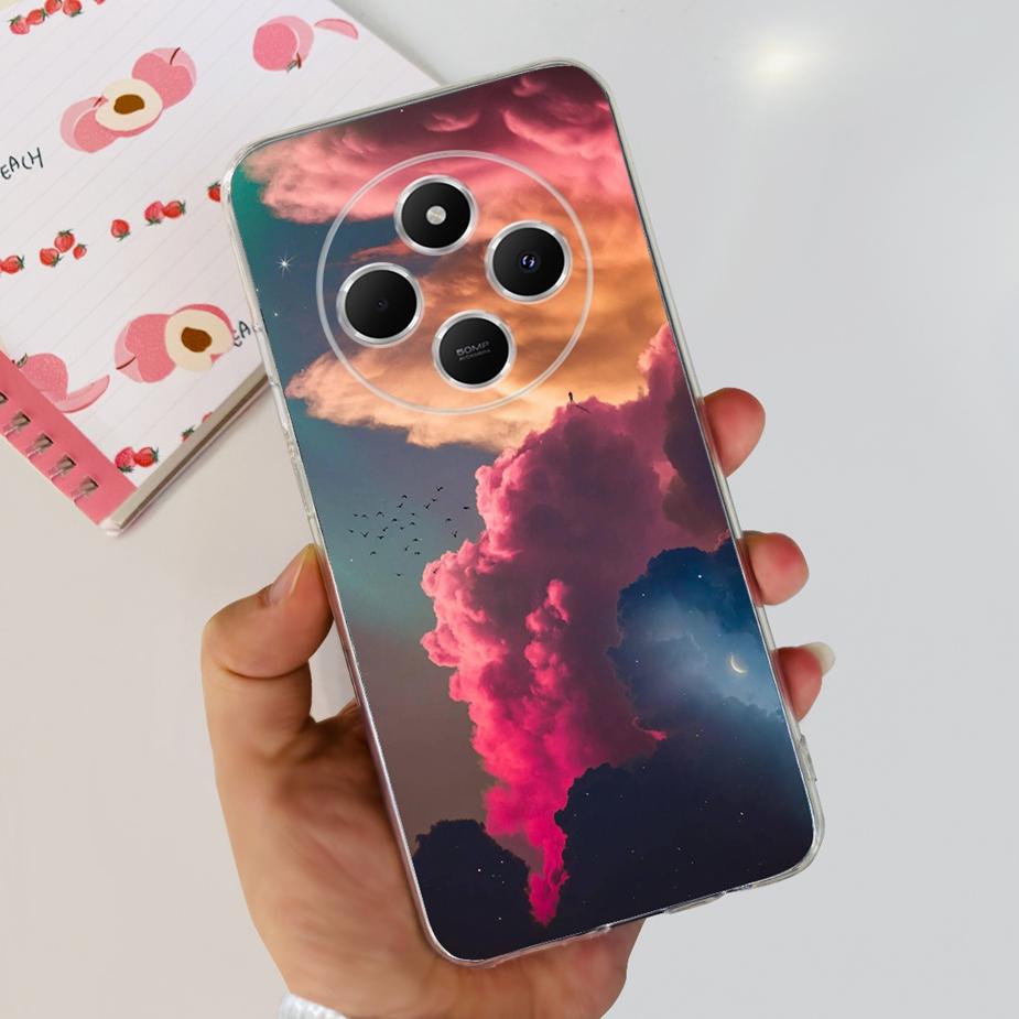 For Xiaomi Redmi 14C Case Poco C75 Cute Cat Cartoon Cover Soft Silicone Phone Case For Xiaomi Poco C75 Redmi 14C 14R Fundas Capa