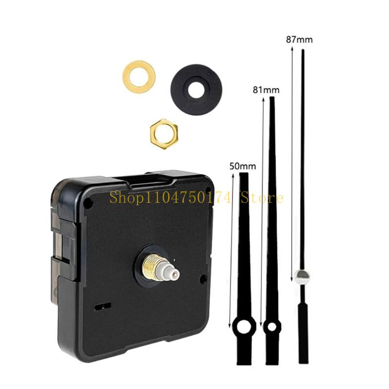 4Pcs Quiet Quartzs Clock Movement Mechanism with 10 Different Pairs Hands Set for Craft Wall Clock Shaft Length 18/20mm Top Sale