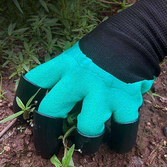 Guantes de Jardín con Garras, Guantes de Jardinería con Garras Para Cavar, Plantar, Deshierbar, Guantes Impermeables Para Hombres y Mujeres