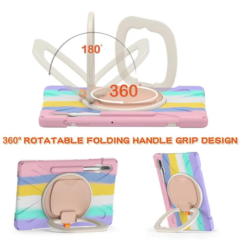 Case For Samsung Galaxy Tab S11 S8 S9 S10+Ultra 14.6"S7 Plus 12.4 Shockproof Tablet Stand Cover Tab S7 S8 S9 FE 10.9"S11 11 Case