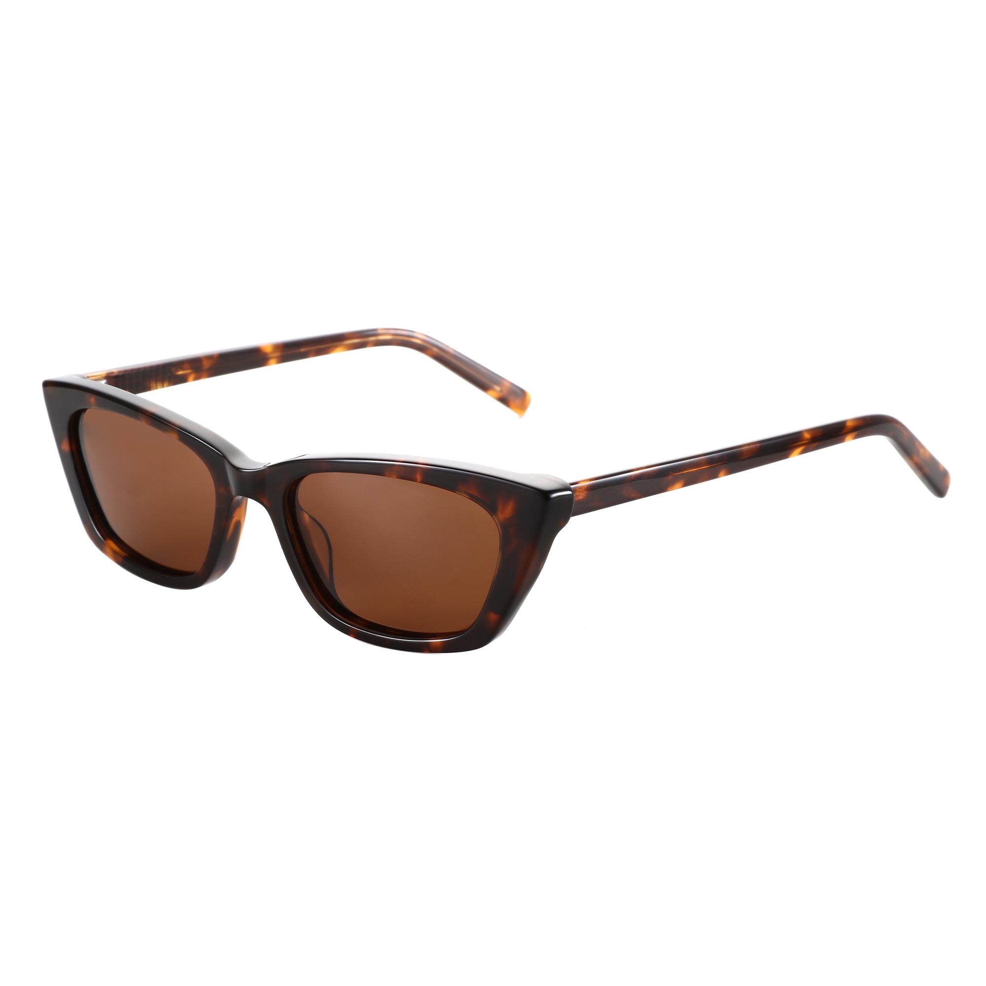 ZENOTTIC Small Cateye Polarized Sunglasses Women Fashion Shades UV Protection Handmade Acetate Sun Glasses Trendy ZENOTTIC