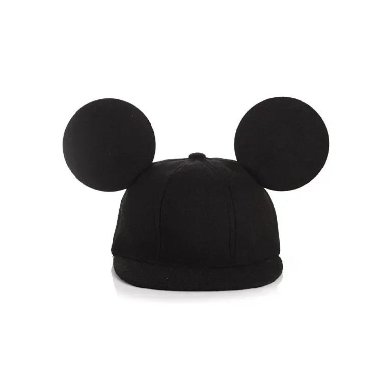 Men's and Women's Fashion Casual Mouse Ears Baseball Cap Adjustable Comfortable Breathable Children's Hip Hop Duck Tongue Cap