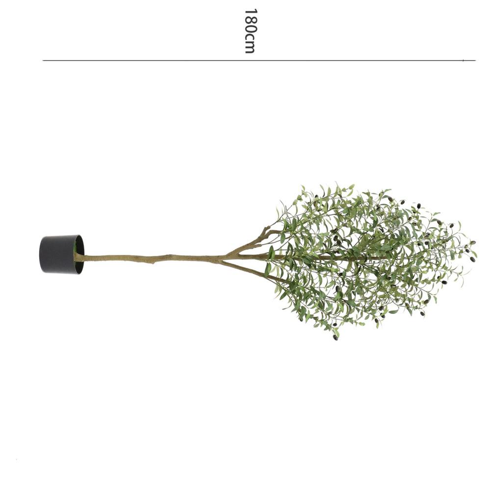 5,9 FT Vysoký Umělý Olivovník Vnitřní Umělé Rostliny Velký Olivovník Květináčový Olivový Hedvábný Strom Pro Obývací Pokoj Ložnici