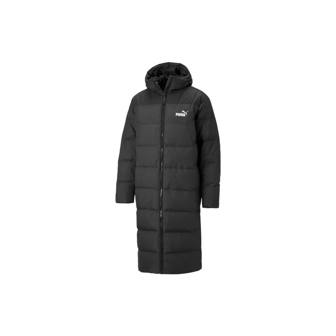PUMA Hooded Down Coat Jacket Black Men s 672435-01 XXL