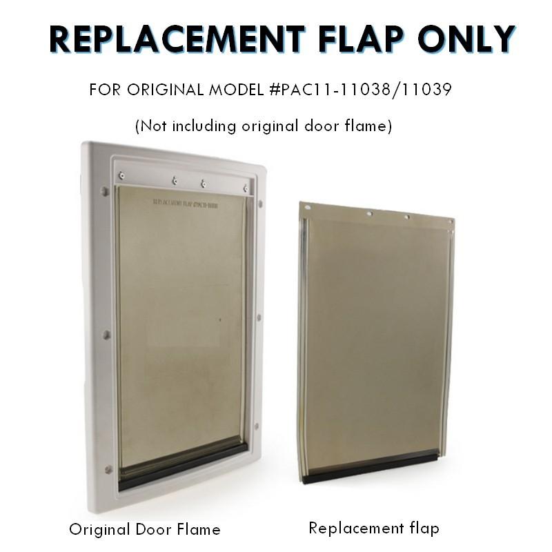 M - Extra Large Dog Pet Door Replacement Flap Compatible with PAC11-11038/11038/11040 Most Energy Efficient Less Shrinkage BPA F