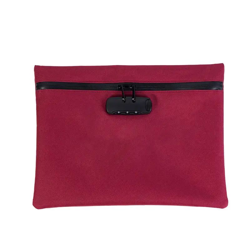 Password Lock File Bag, Document Storage Bag, Household Safety Important Paper Password Lock Document Bag