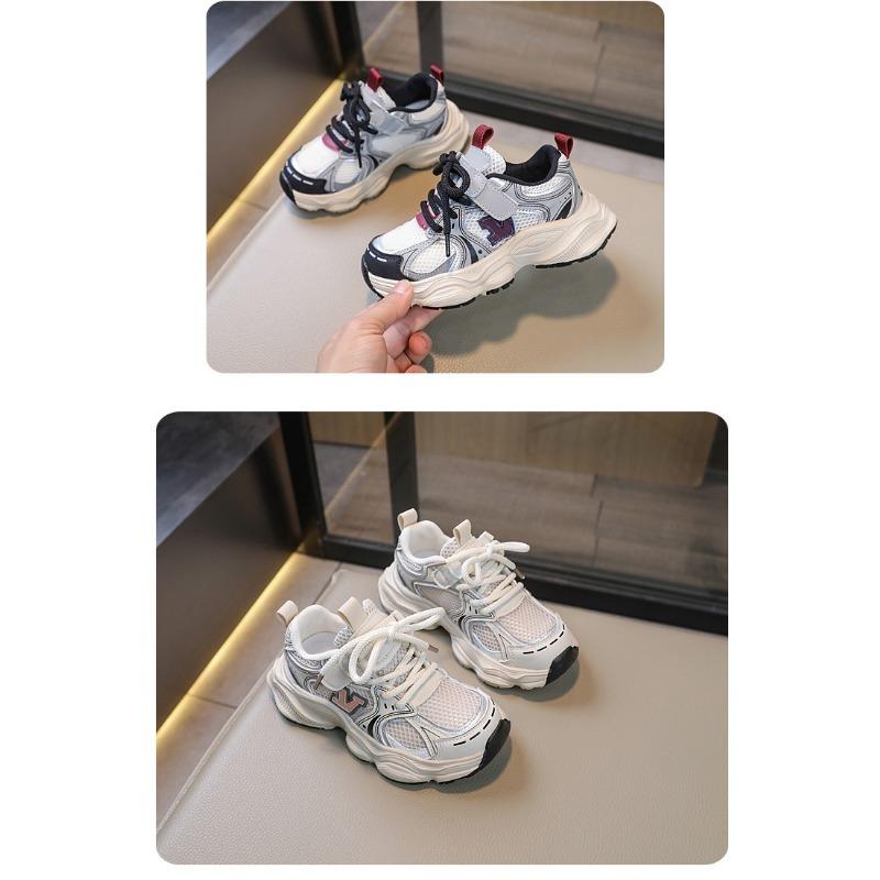 Children's Sports Shoes Spring and Autumn New Boys Shoes Girls Air Net Surface Cuhk Children Running Shoes