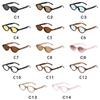 Nowe Małe Owalne Okulary Przeciwsłoneczne Damskie Retro Kolory Cukierkowe UV400 Męskie Modne Nity Okulary Przeciwsłoneczne