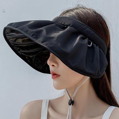 Faber Women's Beach Hat Rattan Sun Protection Band Sun Cap