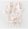 Pure Cotton Baby Jumpsuit: Boneless Newborn Bodysuit, Pullover Crawling Outfit