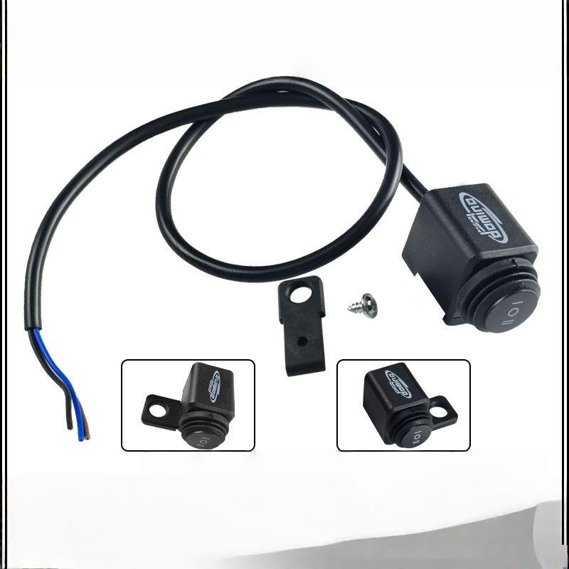 

1 Set Motorcycle Handlebar Mirror 3 Way Switch Plastic Universal Moto Light Controller Fog Signals Headlight Control Button one size