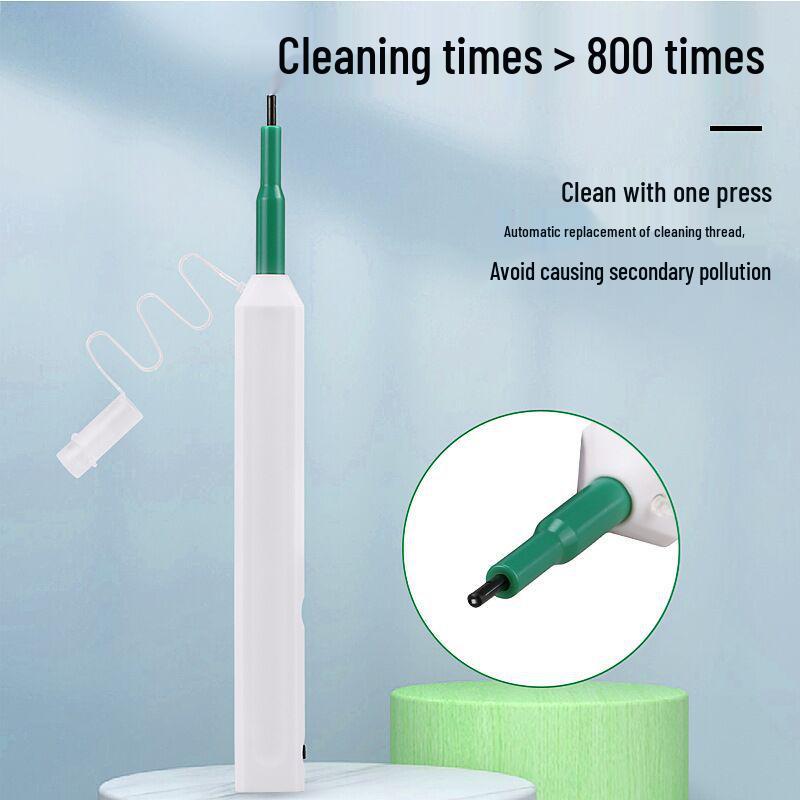 Fiber Optic Cleaning Pen for SC/FC/LC Connectors: End Face & Cable Core Cleaner Tool