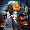 Inflatable Toy Pumpkin Tomb Ghost Halloween Inflatable Model Luminous Inflatable Model Halloween Atmosphere Decoration Model