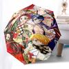 1pc Anime Characters Automatic Opening Umbrella with Portable Tri-Fold Design, 8-Bone Iron Frame - Outdoor for Fans, Travelers, Daily Use, Festival Gi