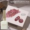 5D Diamond Glitter Gel Polish - Ultra Sparkling Chunky Glitter & Crushed Gem Nail Art Gel for Salon & DIY Home Manicure