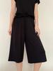 Women's Summer Modal Wide-Leg Lounge Pants - Solid, Versatile, Loose Fit, Seven-Point Style