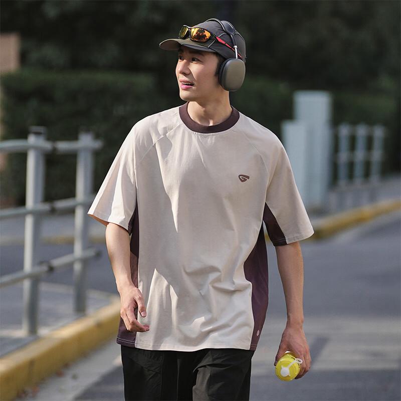 MEDE Men s Loose Fit Color-Block T-Shirt XL