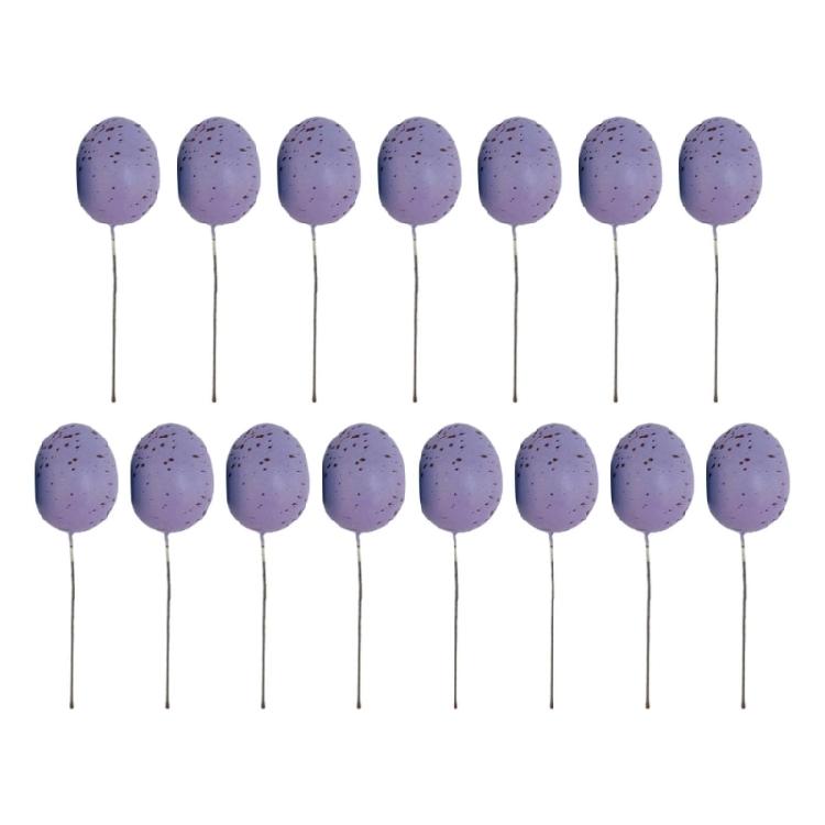 20Pcs Easter Foam Eggs DIY Party Decorative New Year Party Decoration