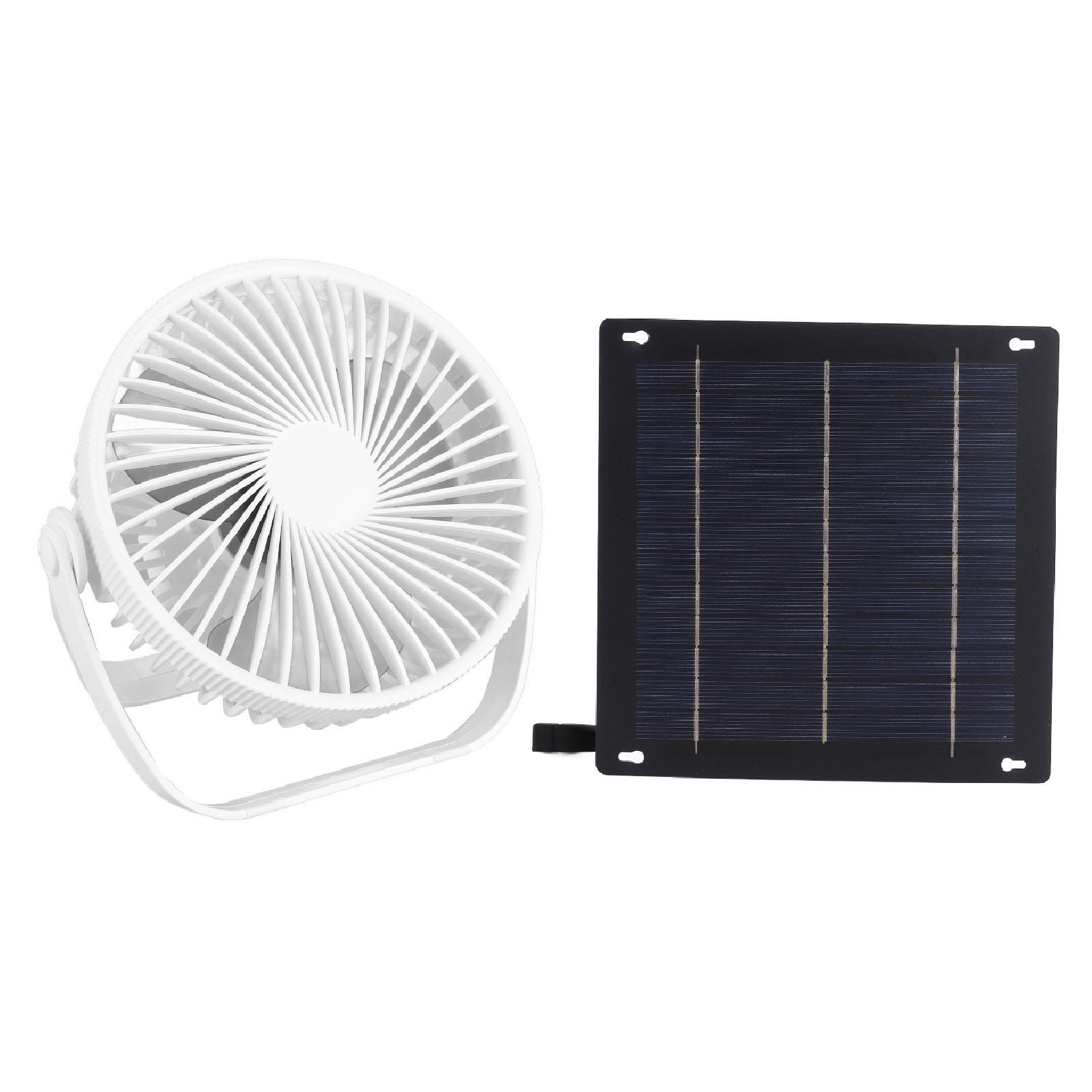 

Solar Powered Fan Solar Panel Exhaust Fan Kit for Cooling Dog House Pet House Greenhouse Plant 4W 5V