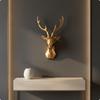 Modern Branch Wall Sculpture Focal Point Geometric Deer Head Decor Easy To Mount S