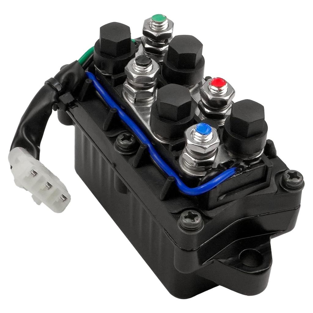 Universal Winch Solenoid Relay Switch Assembly Compatible with Arctic Cat ATV Warn Winch Replace 0409066 0409-066