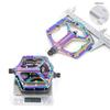 Bicycle Pedals Colorful Cycle Road Bike Pedals Non Slip Aluminium MTB Bike Pedals