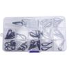 36pcs Fishing Rod Tip Repair Kit Ceramic Rings Stainless Steel Guide Eye Guide Tips Fishing Gear Acc