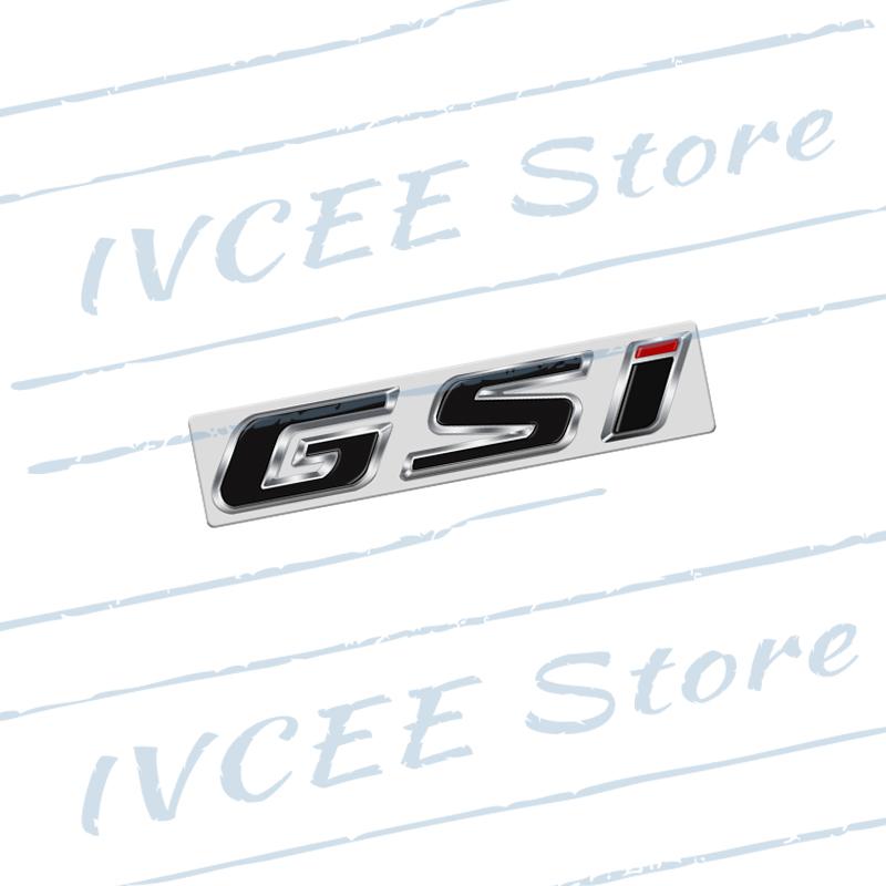 Car Accessories Metal GSI Emblem Rear Trunk Body Badge Sticker For Vauxhall Opel Zafira Mokka Antara Insignia Astra Adam OPC VXR Wv3