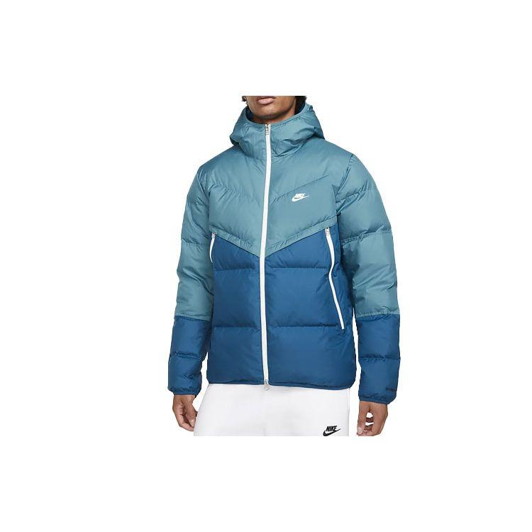 

Мужская пуховая куртка с капюшоном Nike Sf Windrunner, верхняя одежда, синяя DD6796-415 M