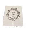 Natural White Crystal Freshwater Pearl Tassel Bracelet Light Luxury Style Women