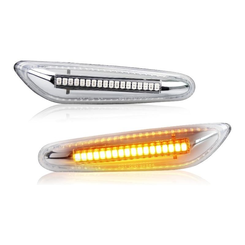 Applicable For BMW 1/3/5 series E46, E60, E90, E92, E82, E87 for modifying flowing turn signals, LED fender side lights