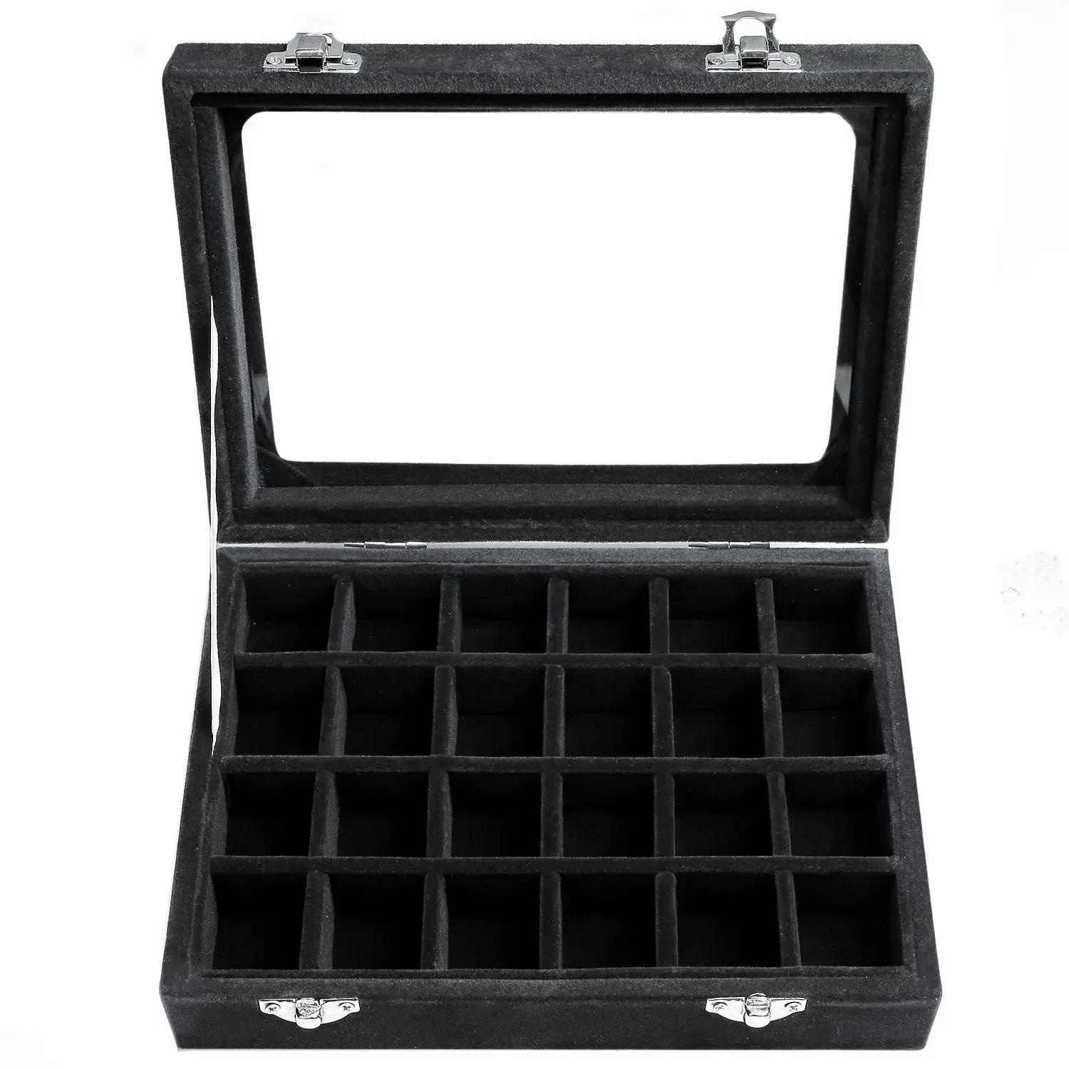 

NEW Jewelry Box with Large Capacity for Earrings, Rings, Necklaces and Nail Art Decorations, Jewelry Organizer Case