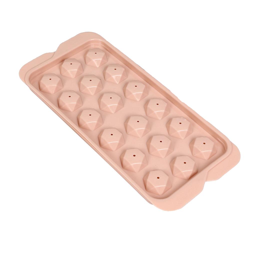 Ice Cube Tray 18 Compartment DIY Ice Cube Molds Mini Ice Storage Box Household Ice Maker Mould for
