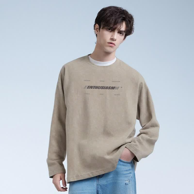 Baleno Men's Printed Long-Sleeve T-Shirt
