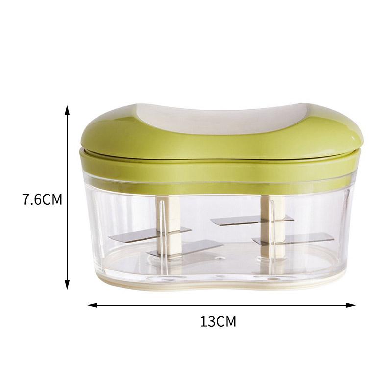 Manual Garlic Press Chopper Hand-pull Garlic Mincer For Home Kitchen Multi-functional Labor-saving Small Food Grinder