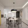 Lampa Wisząca Reus 3 E27 Czarny Light Prestige Lp-8069/1P Bk
