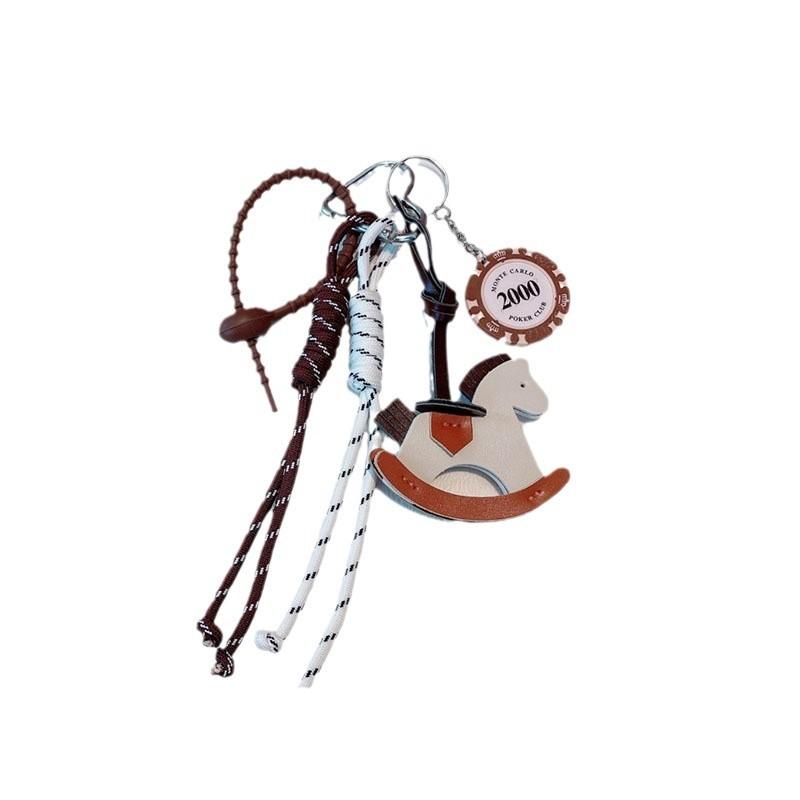 Braided Rope Bag Pendant High-grade Keychain Pendant Trojan Horse Pendant Suitable for Phone Bag Accessories