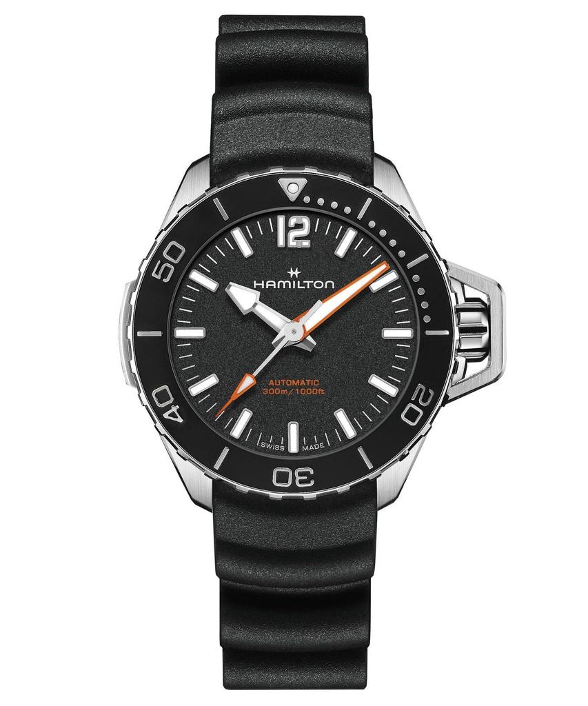 HAMILTON Watch Genuine Warranty Khaki Navy Frogman Mechanical Automatic Winding H77455330 Unisex Imported [Hamilton] [Regular Product]