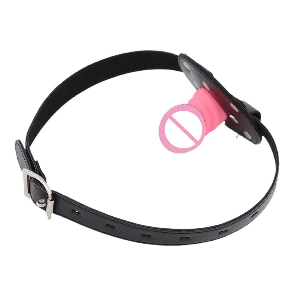 SM Props Silicone Cock Mouth Plug – Deep Throat Gag Ball for Bondage &  Play