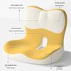 Ergonomic Seat Cushion with Lumbar Support and Memory Foam for Waist and Back Comfort