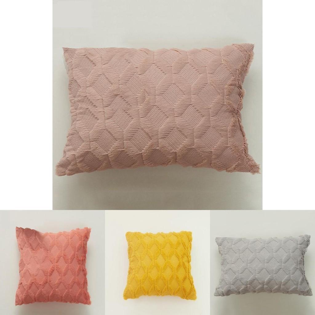 Diamond Plush Pillowcase Soft And Comfortable Cushion Cover For Chic Bed And Sofa Decor