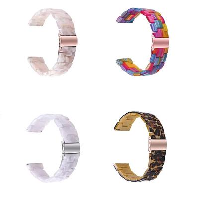 20mm Resin Watch Strap For Amazfit GTS 4/3/2 Mini Ladies' Watch Strap For Amazfit Bip3/U Fashion For Xiaomi Mibro Color/Lite/Air